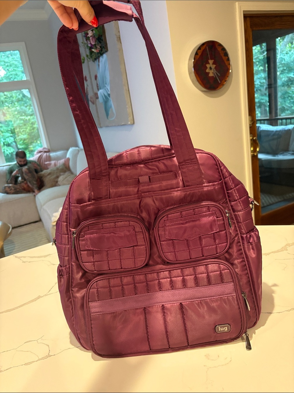 Lug puddle jumper purple